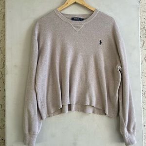 Oversized Polo Sweater
